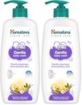 Himalaya Gentle Baby Wash 400ml | No tears formula |with chickpea and Green gram| Cleansing baby's gentle skin (Pack of 2)
