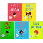 Tom Percival Big Bright Feelings Collection 5 Books Set (Perfectly Norman, Ruby's Worry, Ravi's Roar, Meesha Makes Friends, Tilda Tries Again)