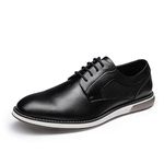 Bruno Marc Men's Plain Toe Oxford Shoes Business Formal Derby Dress Sneakers,Size 10,Black,SBOX223M