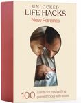 100 Cards for New Parents with Essential Hacks to Survive Parenthood with Ease - Thoughtful Gift for New Parents, First Time Moms, 1st Time Dad, Expecting Moms - Postpartum New Mom Gifts for Women