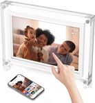 KEDEEK WiFi Digital Photo Frame, Acrylic 10.1 Inch 32GB Electronic Digital Picture Frame, IPS Touch Screen, Auto-Rotate, Share Photo or Video Instantly via Frameo App from Anywhere