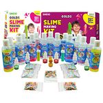 SNEKI Make 60+ Slime Multicolor Scented DIY Magic Toy Slimy Slime Activator Glue Gel Jelly Putty Making kit Set Toy for Boys Girls Kids Slime Activator Making Kit 12 Glue and 3 Activator Bottle