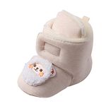 Infant Baby Girls Boys Booties Warm Baby Socks Shoes Newborn Crib Shoes Baby Footwear Cozy Fleece Booties 0-18 Months