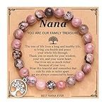 PINKDODO Mothers Day Gifts for Nana Gifts from Grandkids, Nana Bracelet Birthday Christmas Valentines Day Gifts for Nana Grandma Jewelry