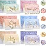 72 Pieces Watercolor Thank You Card
