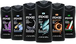 AXE Body Wash 12h Refreshing Fragrance 3-IN-1 Body, Face, Hair Wash, Variety of 6 scents - 13.5 fl Ounce (400 mL)