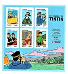 Aranyak Hobby™ The Universe of Tintin France 2007 Souvenir Sheet Contains 6 Stamps ( Tin Tin Comics Series )