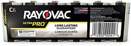 Rayovac Batteries AL-C Alkaline Batteries, Size C (Pack of 6)