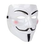 Halloween Cosplay Matte V for Vendetta Guy Fawkes Face Mask Hacker Anonymous Fancy Dress Party PVC Mask