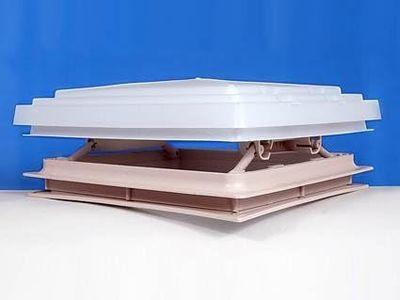 Roof Vent Sky Light Caravan Motorhome 280 x 280mm Flynet Beige MPK Rooflight