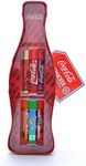 Lip Smacker - Coca-Cola Vintage Tin Collection - Set of Lip Balms for Kids in Different Flavours - Sweet Gift in a Collectible Iconic Coca-Cola Vintage Bottle Box - Gift Pack of 6