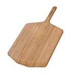 Chef Pomodoro Bamboo Pizza Peel, Lightweight Wooden Pizza Paddle and Serving Board for Baking Homemade Pizza and Bread, Pizza Spatula Gourmet Luxury Outdoor Pizza Oven Accessories (14-Inch)