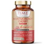 Montmorency Cherry - Maximum Strength 50:1 Extract 2% Proanthocyanidins - 17500mg Wholefood Equivalent per Capsule - CherryPURE® - Vegan - UK Made - GMP Standards - Zero Additives