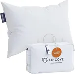 Lincove Hotel Collection Pillows for Sleeping - Premium Down and Feather, Luxury, Plush, Hypoallergenic - for Neck Pain, Back & Side Sleepers