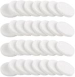 AUEAR, 100 Pack White Round Mini Di