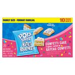 Kellogg's Pop-Tarts Bites Mini Pastries Confetti Cake Flavour, Family Size 400g (10 Pouches)