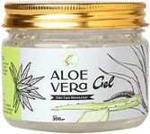 SVATV Natural Aloe Vera Gel for Face, Skin, Hair & Sunburn Relief with Cold Pressed, Vegan, Unscented Gel | Suitable for All Skin Types For Men & Women - 300g, 10.58oz, 0.66lbs