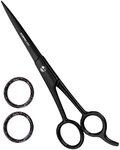 Utopia Care Hair Cutting and Hairdressing Scissors 6.5 Inch, Premium Stainless Steel Shears with Smooth Razor, for Salons, Professional Barbers, Men & Women, Kids, Adults, & Pets - Black - Pack of 1