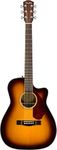 Fender CC-140SCE Concert Cutaway Acoustic Guitar, Sunburst, with Case