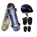 Jaspo Need for Speed Intact 26"x 6.25" Inches Fiber Beginner Skateboard for Jaspo Turbo 26"x 6.25" Inches Fiber Beginner Skateboard for 8 yrs & Above (Need for Speed Intact)