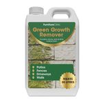 Patio Cleaner Concentrate 5L Makes 30L - Removal from Green Staining - For Patios, Wood Decking or Fence, Driveways, Roofs & Block Paving Cleaning - Green Growth Remover