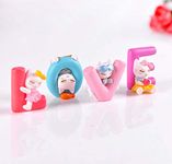 Chocozone Pack of 4 Cupid Miniature Figurines Showpiece Set Valentine Gift for Boyfriend Birthday Gifts for Boys (LOVE)