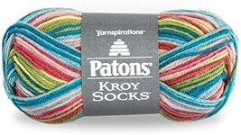 Spinrite Kroy Socks Yarn, Meadow Stripes