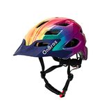 OnBros Kids Bike Helmet - Bike Helmet Boys for 5-14 or Girls Helmet with Visor Adjustable 50-57CM Children Bicycle Helmet Lightweight for Scooter MTB Road Cycling