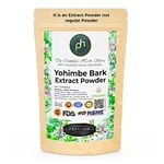 Yohimbe Bark Extract Powder 50g Organic By PH | ISO GMP FDA Organic Certified extracted from the bark for enhance stamina and energy