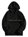 Lymio Hoodies || Sweatshirt for Unisex || Unisex Hoodie (H-36-38) (M, Black)