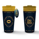 Pyramid International Lord of The Rings Travel Coffee Mug (The Ring Design) 16oz Metal Insulated Travel Coffee Mug, Lord of The Rings Gifts for Men and Women - Official Merchandise