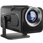 WOWOTO Cine GO Smart Projector | Native 720p, 200 ANSI Lumens | Android 13 (2GB+16GB), 4K Decoding | 130” Display, Short Throw 0.9:1 | Dual-Band Wi-Fi, Bluetooth, HDMI/USB/AUX | Remote Zoom, Low Noise