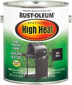 RUST-OLEUM 233967 High Heat Enamel, Barbeque Black