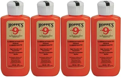 HOPPE'S No. 9 Lubricating Oil, 2-1/4 ounces Bottle (4-Pack)