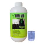 Iagrifarm Humic Acid Liquid Growth Promoter - 1 Liter - with Measuring Cup 50 Ml - Root Growth Promoter for All Crops