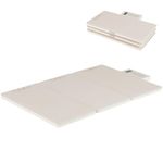 TANGZON Food Warming Tray, Foldable Electric Food Warmer with 8 Temperature Settings & 6 Timers, Tempered Glass Hot Plate Heating Mat for Home Dinners Buffet Party Gatherings, 67 x 40 x 2.5 cm