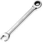 SORAKO 13mm Ratcheting Combination Wrench, Chrome Vanadium Steel Gear Wrench, Industrial Grade Cr-V Steel Gear Spanner, Household Garage Tools(13mm/Metric)