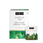 Kapiva Get Slim Green Tea Powder (45Gm) | Lemongrass Flavored + Natural Metabolism Booster For Healthy Weight Care