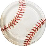 Creative Converting 417963 Baseball Dessert Plates, Multicolor, 7", 8ct