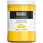 Liquitex Professional Heavy Body Acrylic Paint, 32-oz (946ml) Pot, Cadmium Free Yellow Light