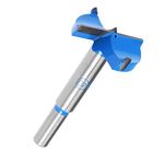 TA-VIGOR Forstner Drill Bit 40mm, Tungsten Carbide Wood Hole Saw Auger Opener for Woodworking Hinge Hole Drilling Boring Bit Cutter Blue