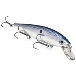 Strike King Lures KVD Jerkbaits, 4 1/4" Length, 1/2 oz, 4 Hook Size, Chrome/Blue Back, Package of 1