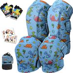 Knee Pads for Kids Knee and Elbow Pads Set I Toddler Knee Pads and Elbow Pads for Kids Age 2 3 4 5 Toddlers Protective Gear Set I Roller-Skating, Skateboard Knee Pads for Children Boy Girl