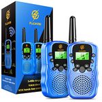 Toys for 3-12 Year Old Boys, Notique Walkie Talkies for Kids Outdoor Toys Boy Toys Age 3 4 5 6 7 8 Walkie Talkie Camping Toys for Kids 4 5 6 7 8 9 Year Old Boy Gifts Cool Toys for Boys Blue