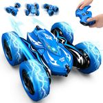2.4GHz RC Car Toys for Boys 3-9, vicia 4WD Stunt Car with Double-Sided 360°Rotating Remote Control Cars for Kids Car Toys for 3 4 5 6 7 8 9 10 12 Year Old Boy Gifts Birthday Christmas