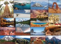 Our National Parks 500 Piece Puzzle - USA National Parks Jigsaw Puzzle, Acadia National Park, Yellowstone, Zion, Arches, Crater Lake, Mount Rainier, Great National Park Gifts 500 Piece Jigsaw Puzzle