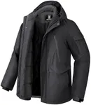 Pioneer Camp Puffer Jacket Men Hooded Warm Winter Coat Down Jacket Insulated Thermeal Padded Quilted Windbreaker Coat