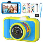 uleway Kids Camera Digital Camera with Selfie 48MP 1080P High HD 3.5-Inch Big Screen Foto Camera Video Camcorder with 32GB Card Children Camera Birthday Christmas Toys Gifts for 3-12 Years Boys Girls