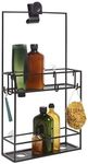 Umbra Cubiko Shower Caddy, Black Metal Shower Caddy Over The Shower Head Bath