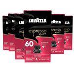 Lavazza Espresso Classico Medium Roast 100% Arabica Aluminum Capsules Compatible with Nespresso Original Machines (Pack of 60) ,Value Pack, Sweet and balanced, dark crema, Intensity 9 13
